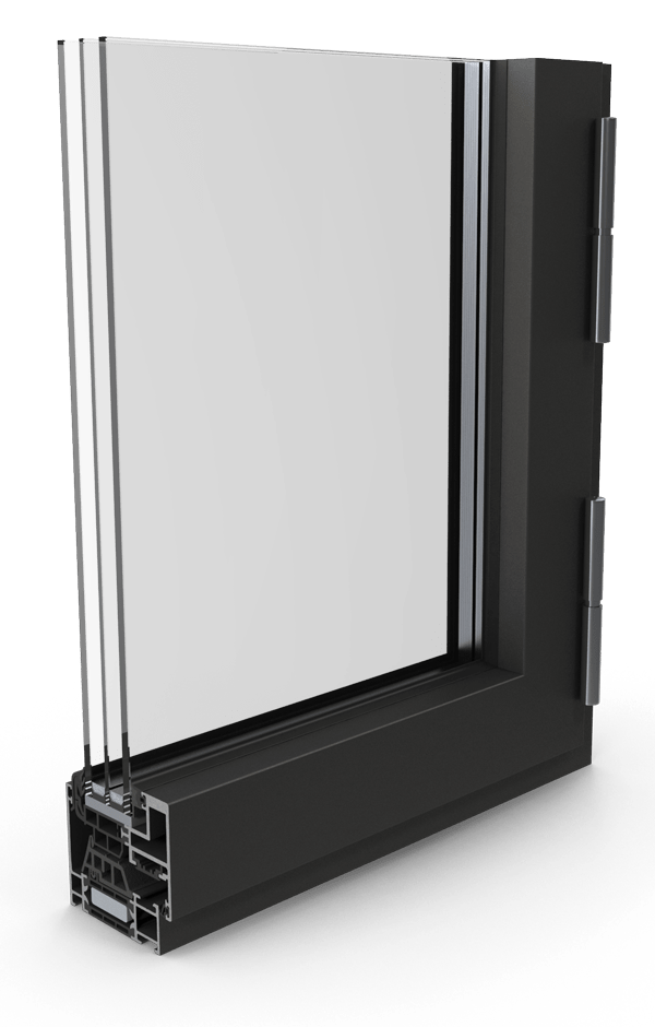 Profil de fenêtre en aluminium